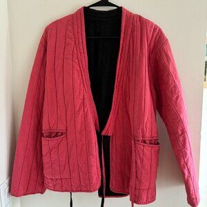 Vintage Pink Quilted Jacket